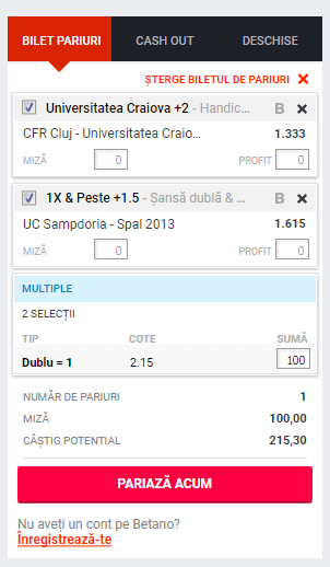 Screenshot 2018 10 01 Pariuri UC Sampdoria Spal 2013 Betano
