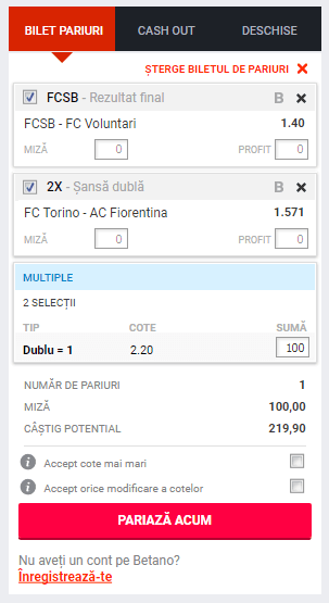 Screenshot 2018 10 26 Pariuri FC Torino AC Fiorentina Betano1