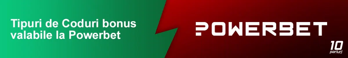 tipuri de coduri bonus valabile la powerbet
