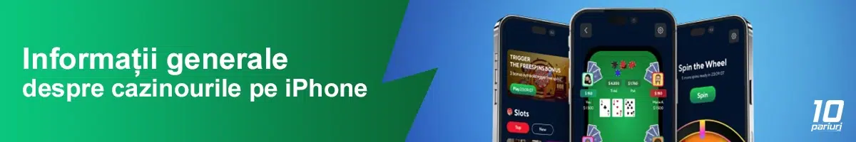 informații generale despre cazinourile pe iphone