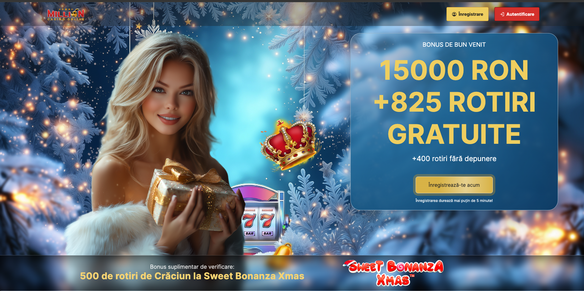 bonus de bun venit million casino