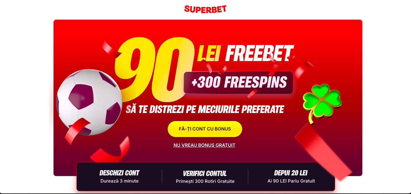 bonus fara depunere superbet august 2025