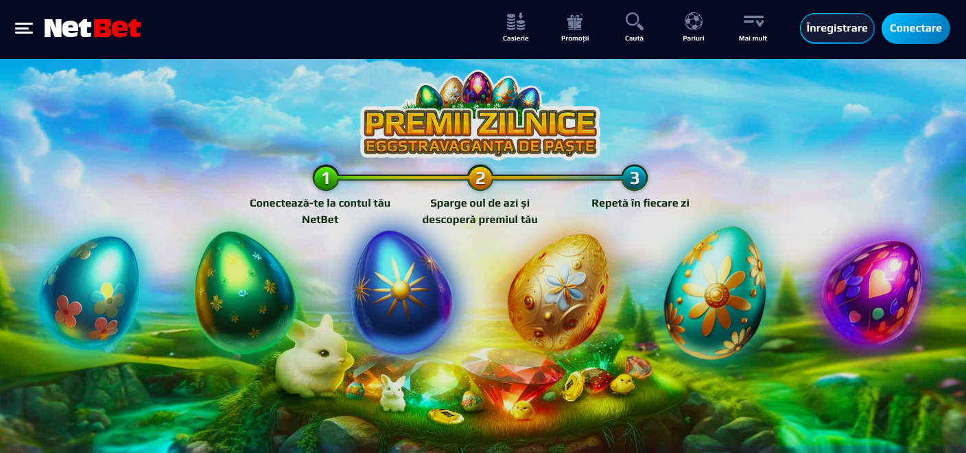 eggstravaganza de paste la netbet