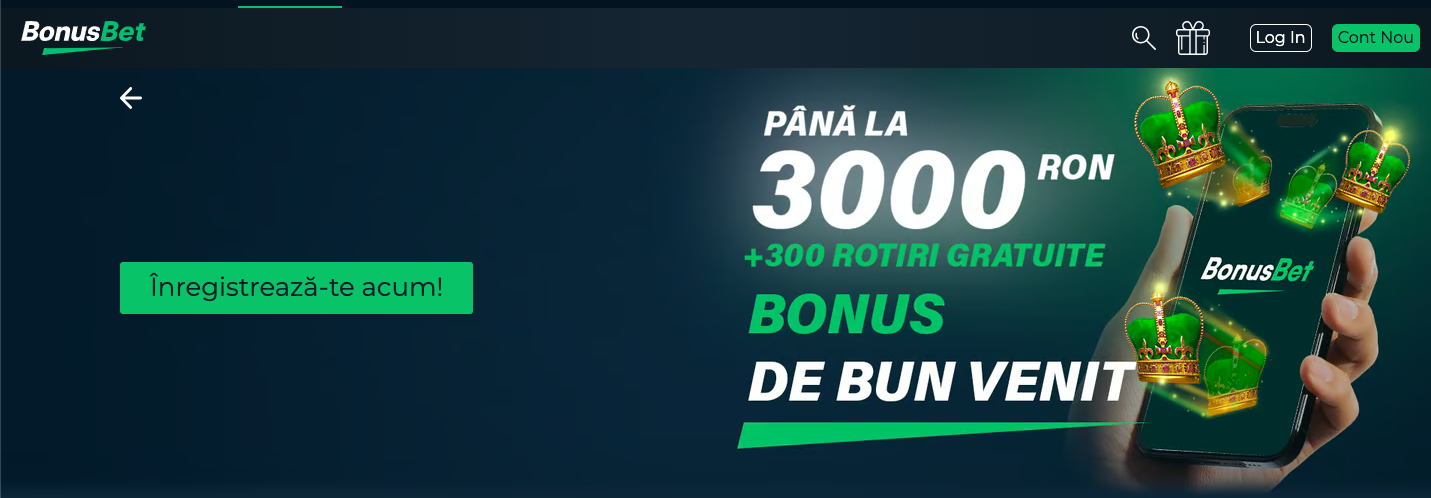 bonus bet casino bonus de bun venit