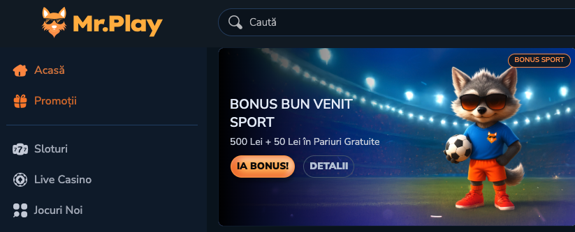 Bonus mr play sport