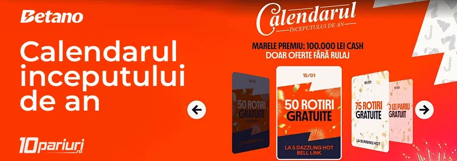 betano calendarul inceputului de an