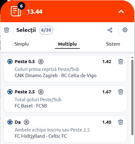 biletul zilei cota mare 10+ 06112025