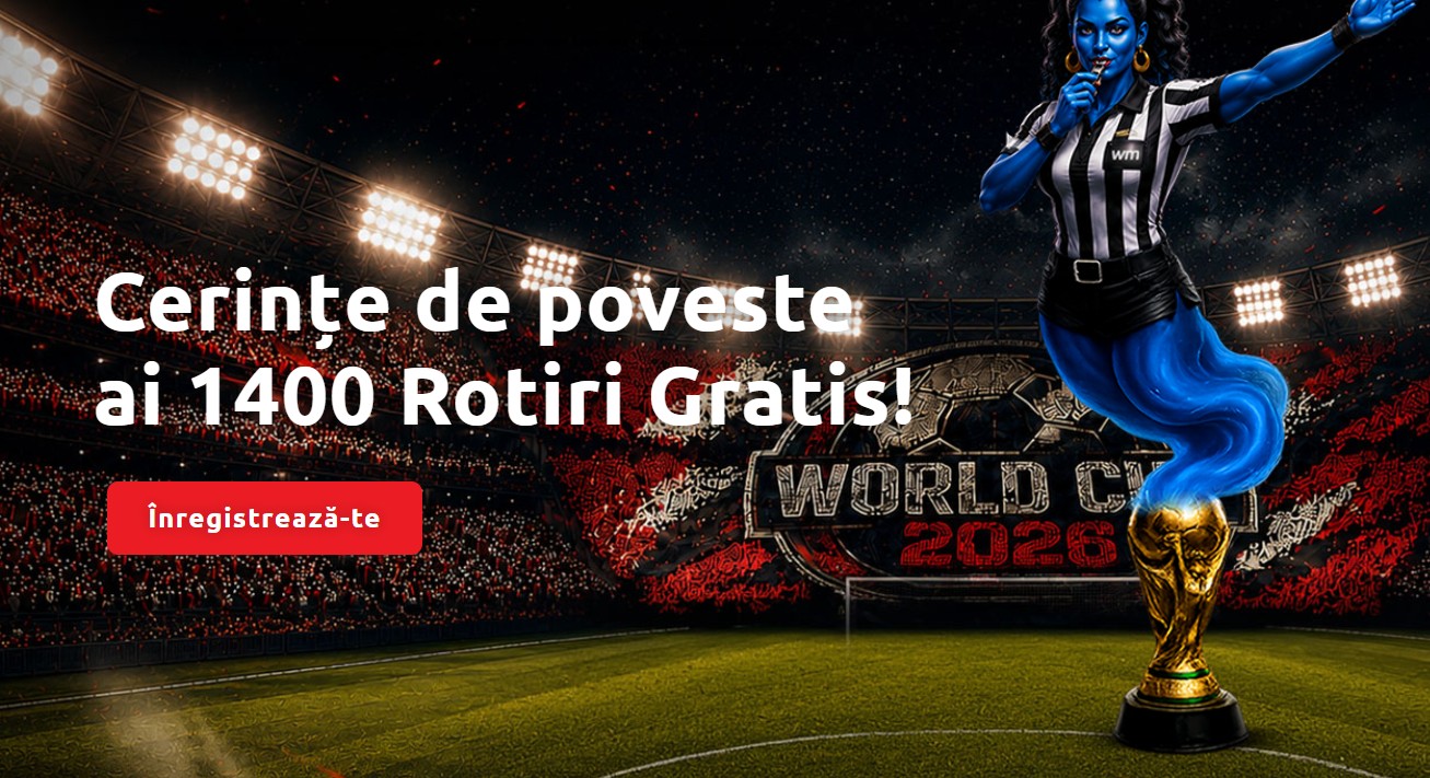 1400 rotiri bonus de bun venit winmasters mai 2026