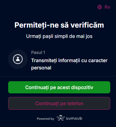 verificare vbet pc