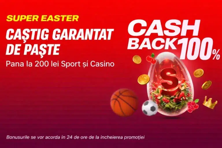 superbet cashback de paste